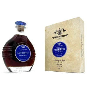 Brandy Gran Reserva Marqués del Merito y envase