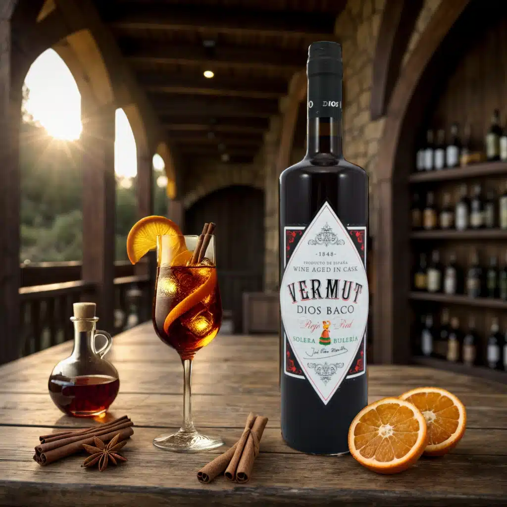 vermut de Jerez Dios Baco y especias