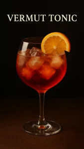 cocktail vermut tonic