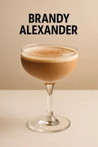 brandy alexander cocktail