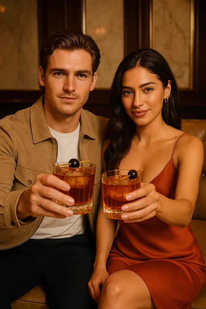 jovenes tomando un coctel a tale of two