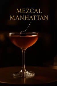 Mezcal Manhattan
