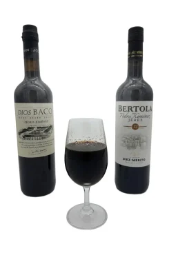 Sherry Pedro Ximénez y copa