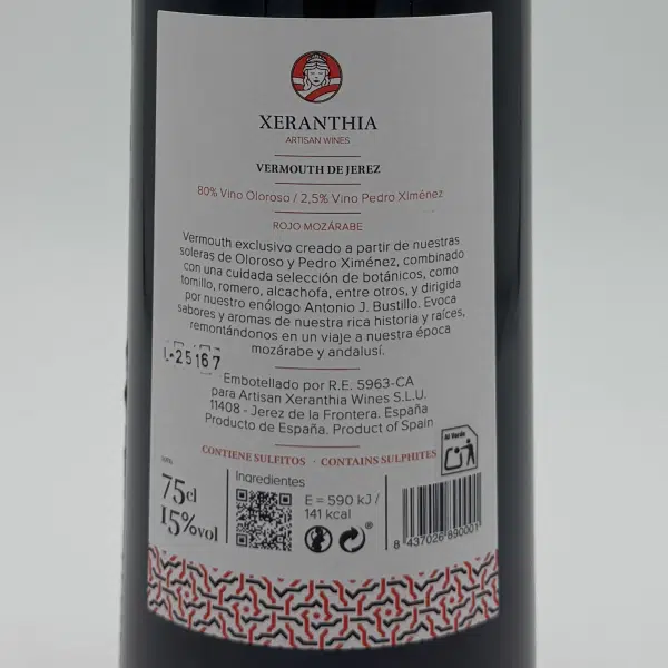 etiqueta vermouth Xeranthia